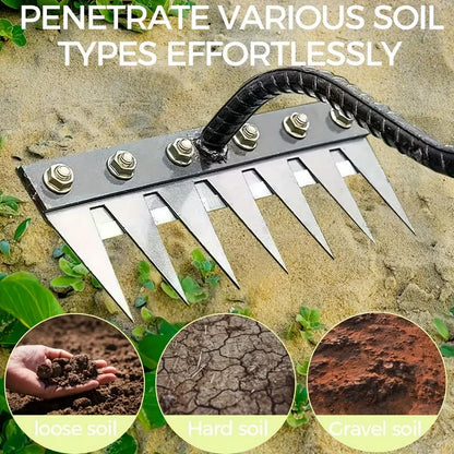 5 Teeth Carbon Steel Garden Weeding